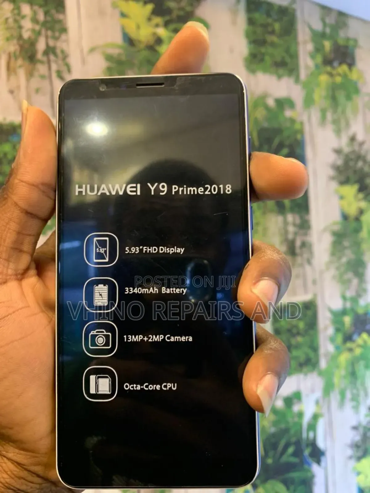 New Huawei Y9 2018 128 GB Black