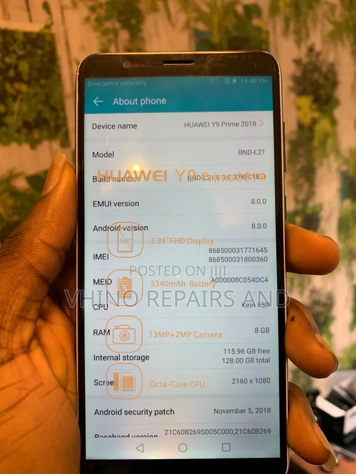 New Huawei P smart 64 GB Gold