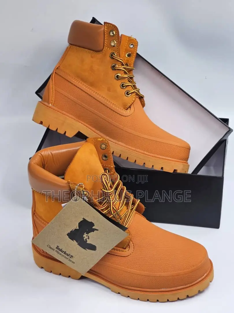 Original Orange Timberland Boots , Sneaker