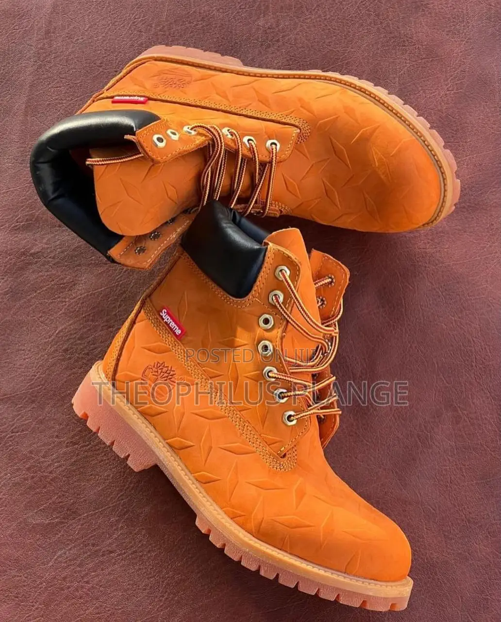 Original Orange Timberland Boots , Sneaker