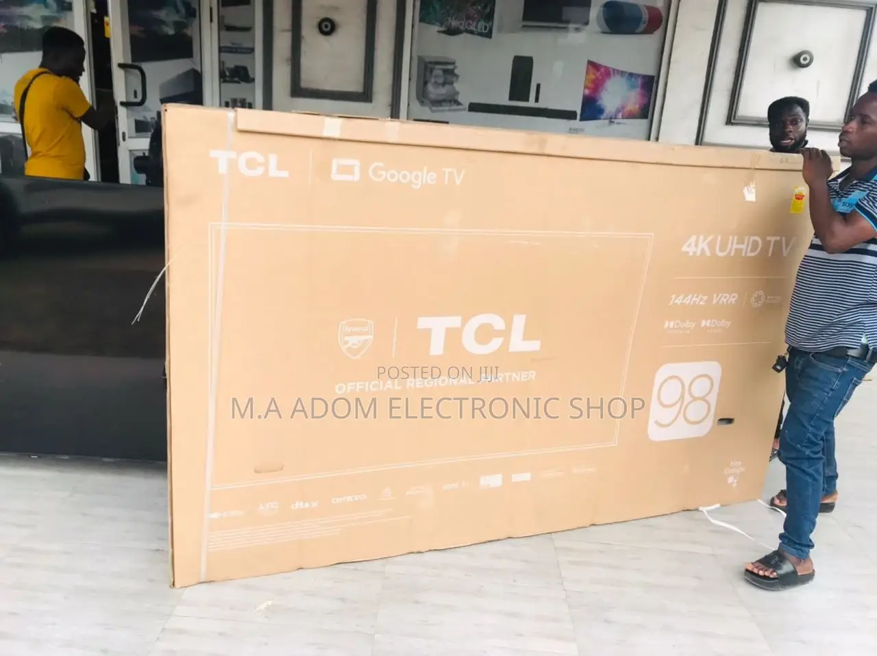 Compact Design With Black TCL UHD TV