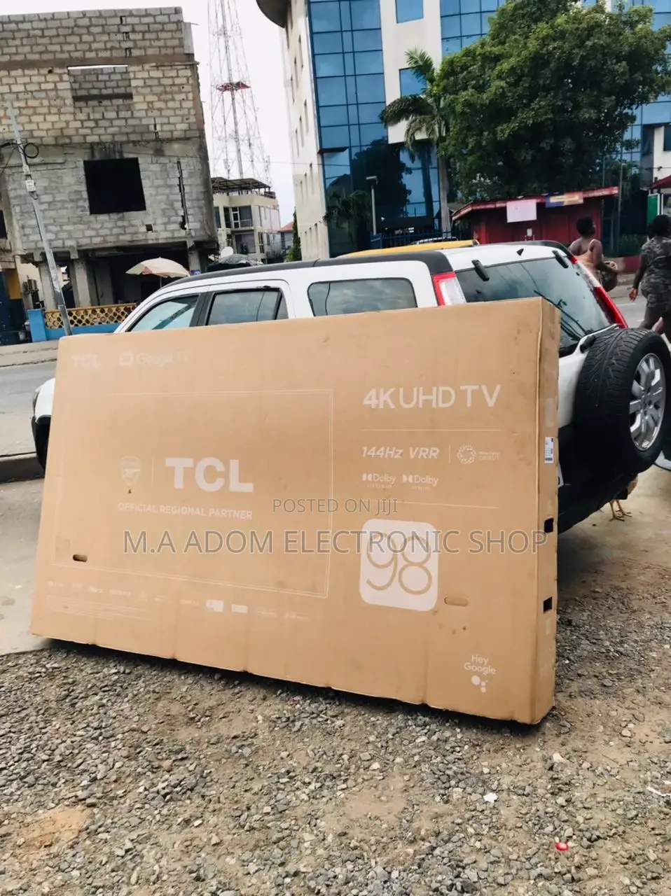 Compact Design With Black TCL UHD TV
