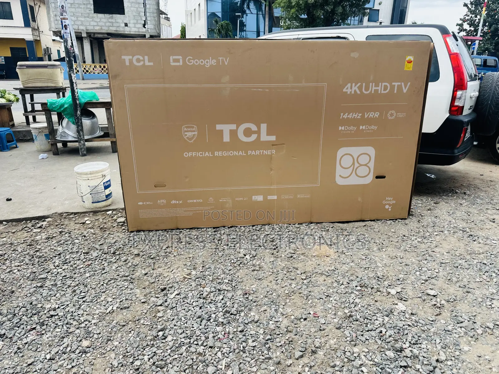 Available Now at Store TCL 98”P745 UHD Smart Glossy Tv