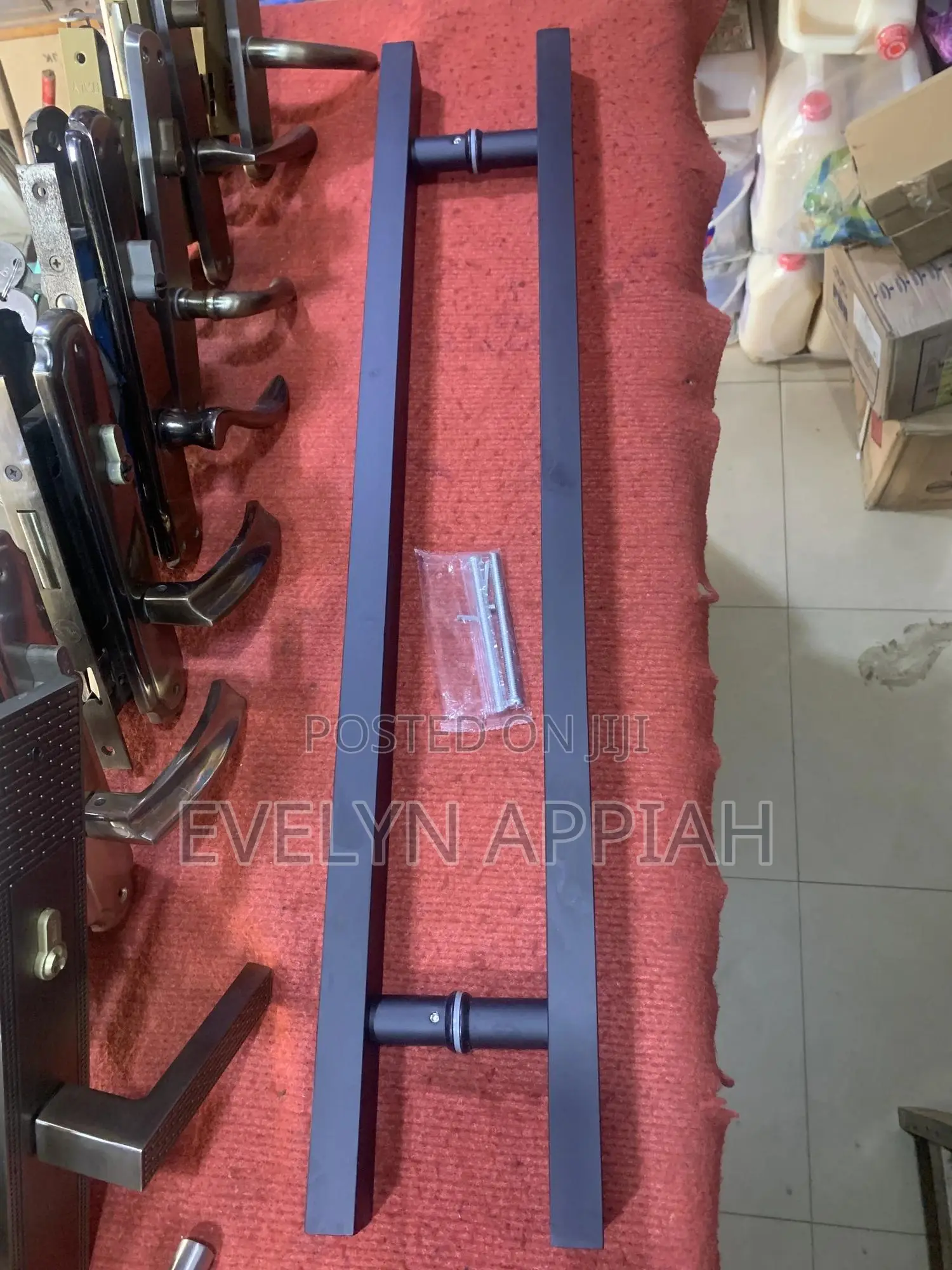 Black Stainless Steel 2ft Pull Handles (Heavy)