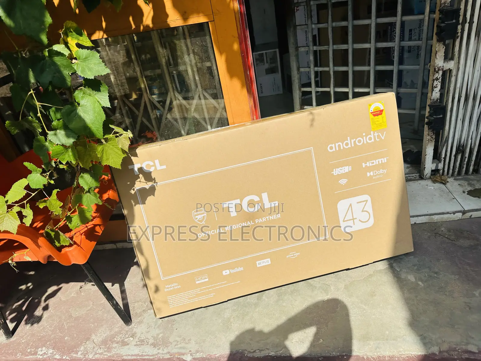 Dynamic Sleek Smart TCL 43”S54000 Android Television FHD