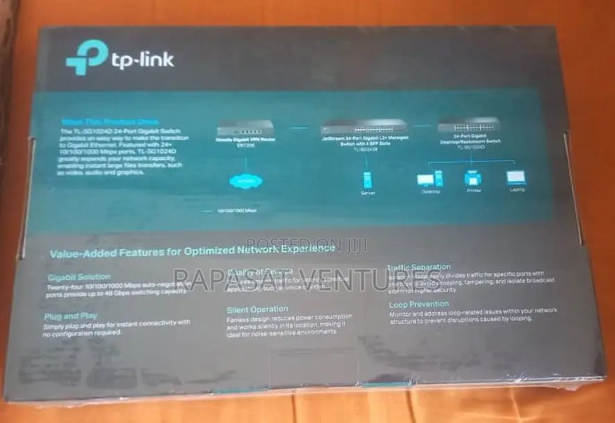 Tp-Link 24-Port Gigabit Ethernet Unmanaged Switch
