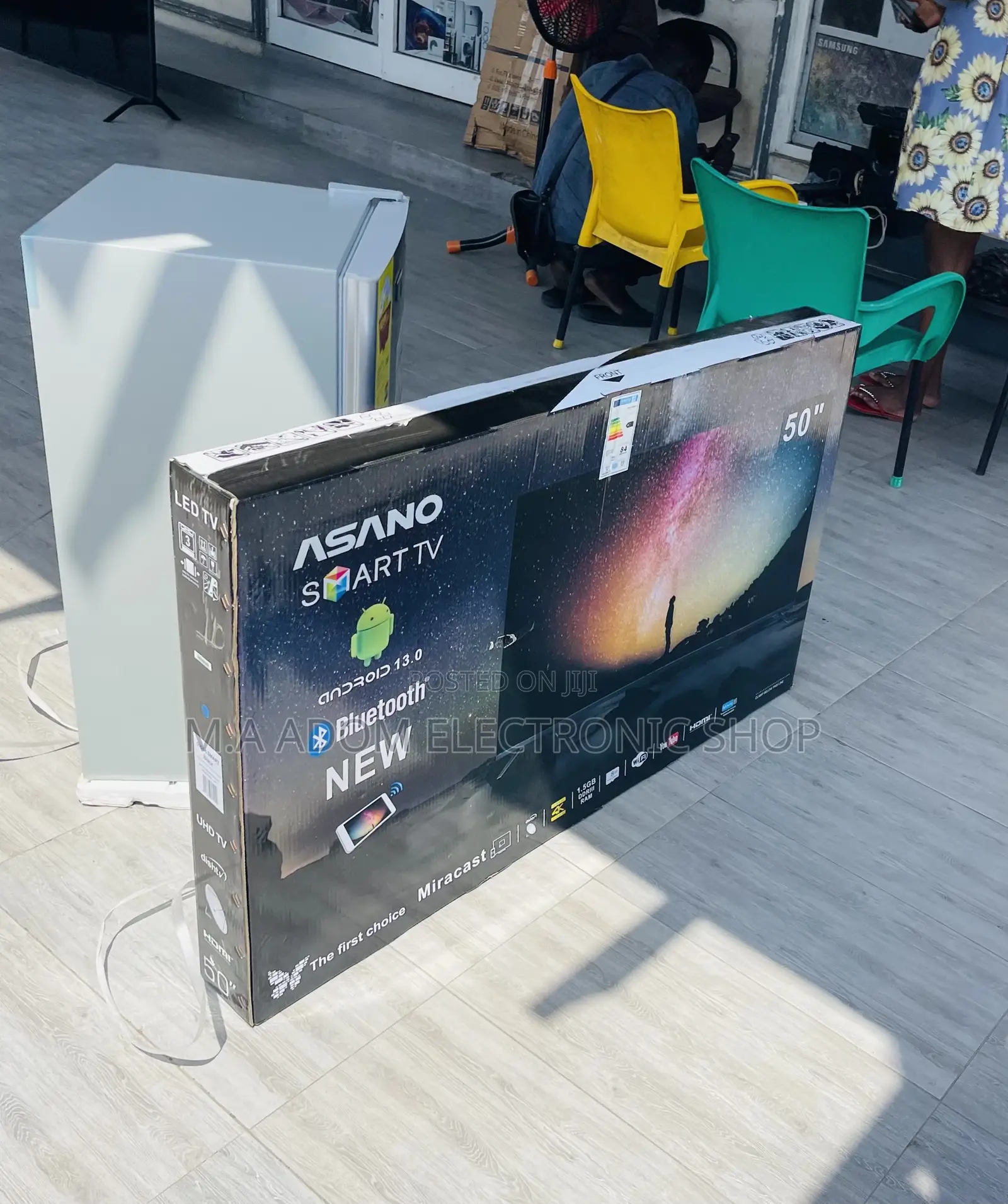 Uniquely Designed Asano 50 Inch Uhd Smart Television.