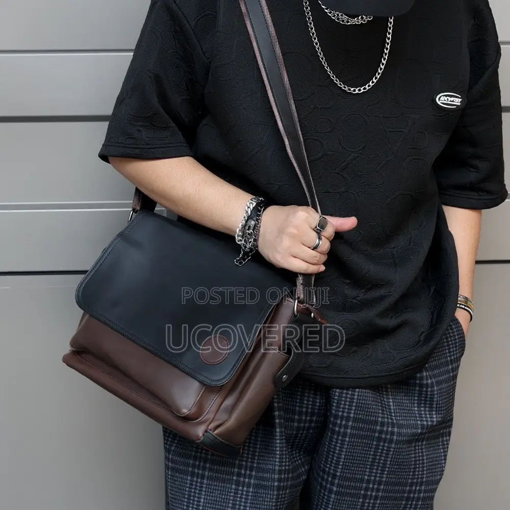 Genuine Leather Large Size Side/Shoulder Bag