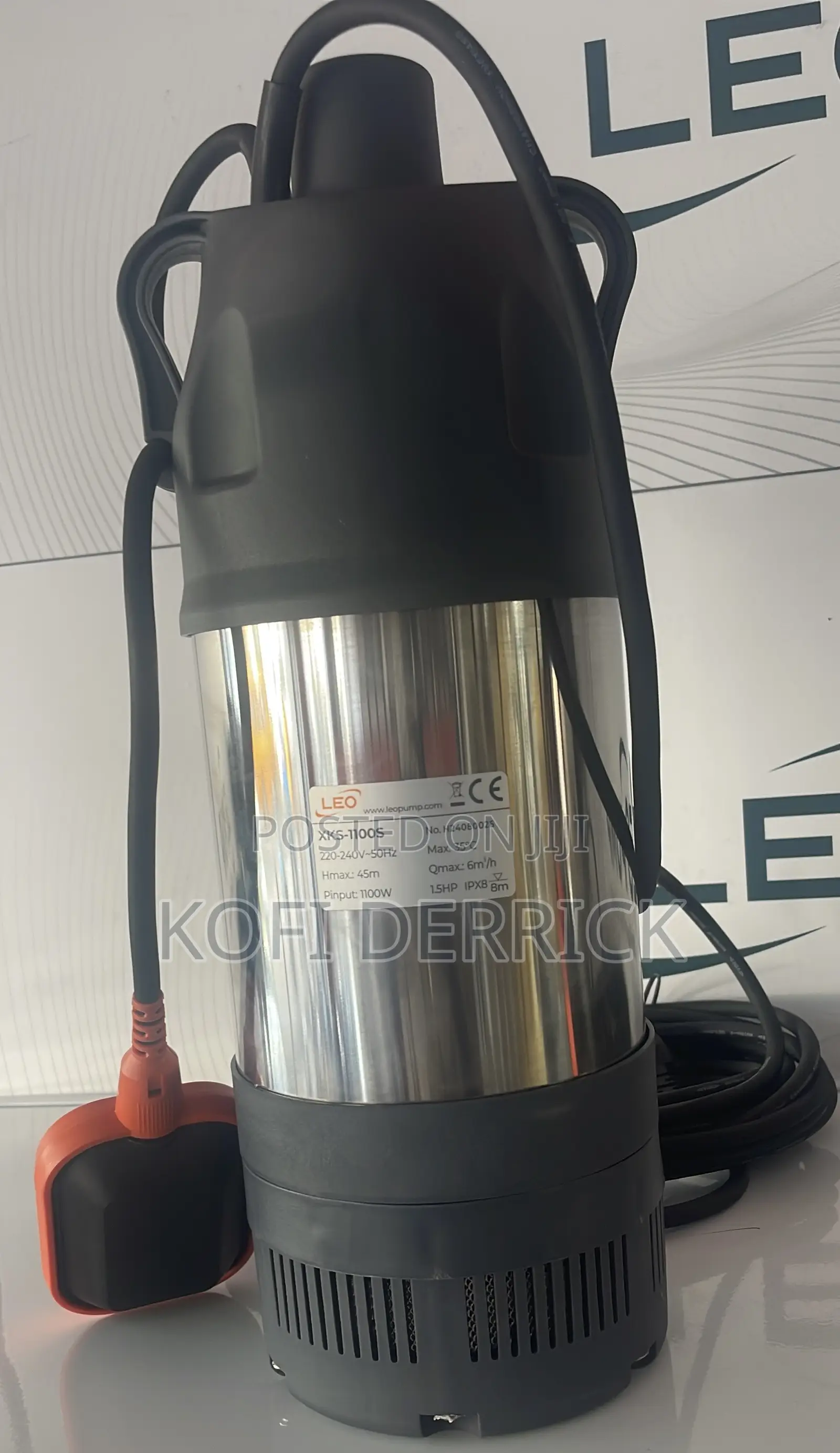 Submersible Pump 1.5hp Stainless