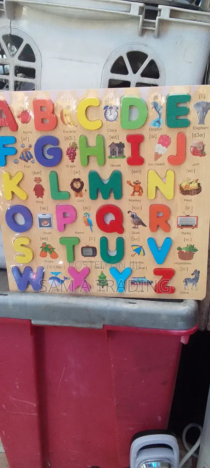 Wooden Learning Alphabet