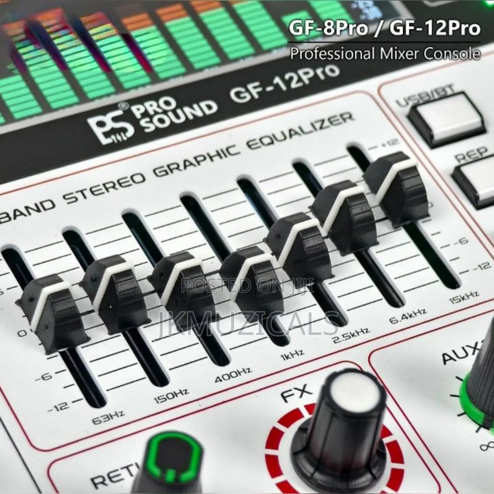 8 Channel Mixer With Sound Card _ Mixing Console