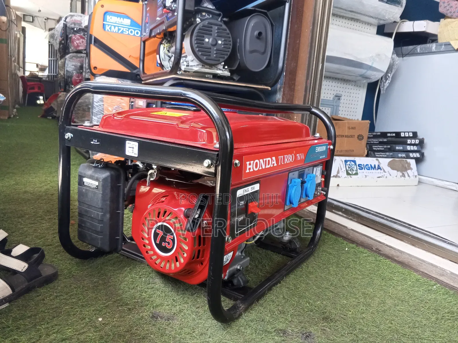Honda Generator Silent Petrol 7.0kva Pull Generator EM8000W