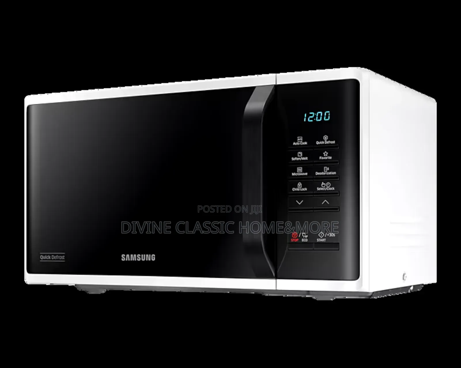 Samsung 23l Solo Microwave Oven Ms23f301tak – Black