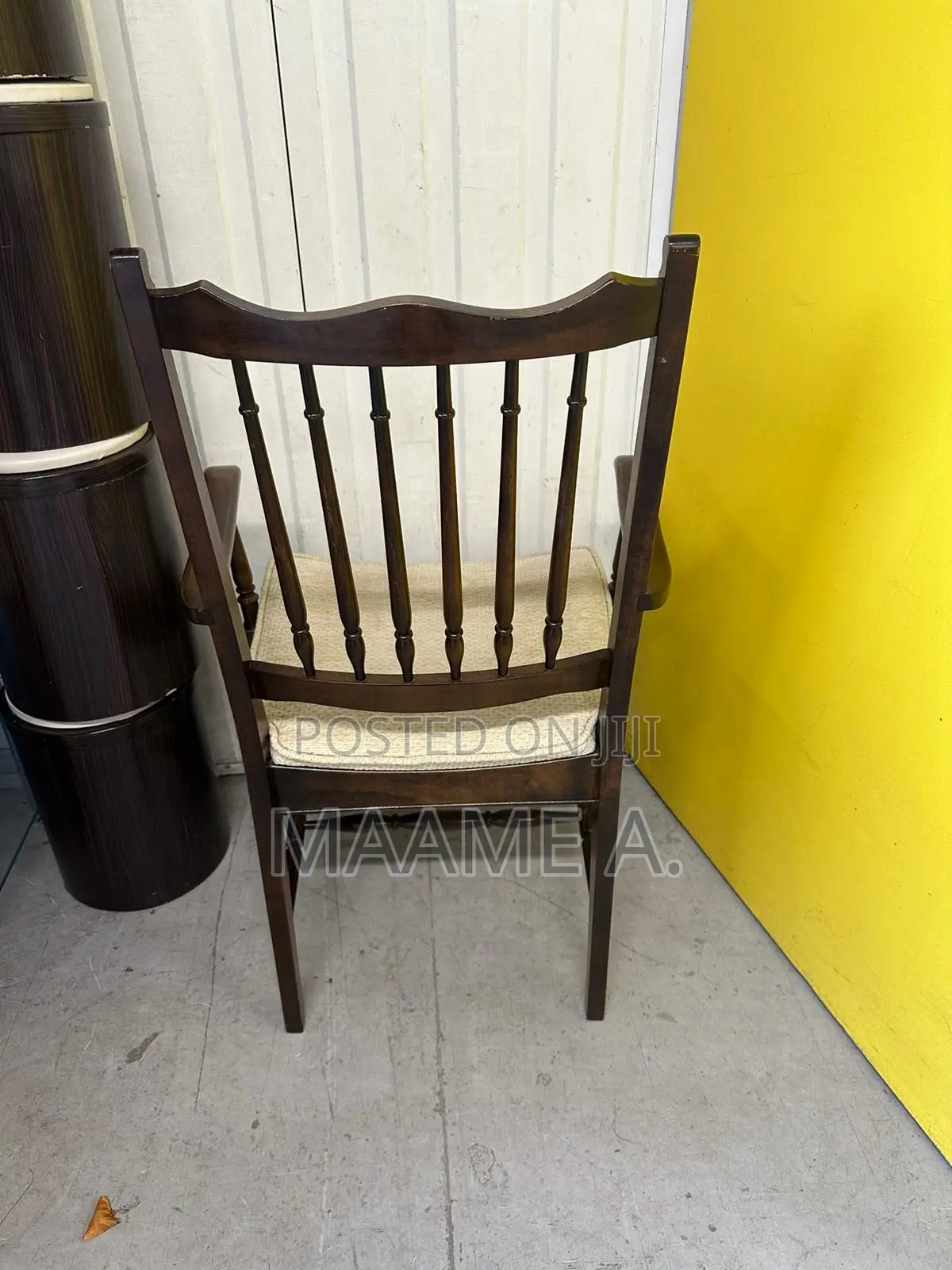 Dark Brown Wooden Chair