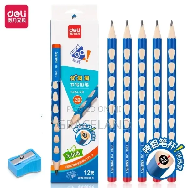 Original Deli Jumbo Groove Graphite Pencil (12 Per Box)