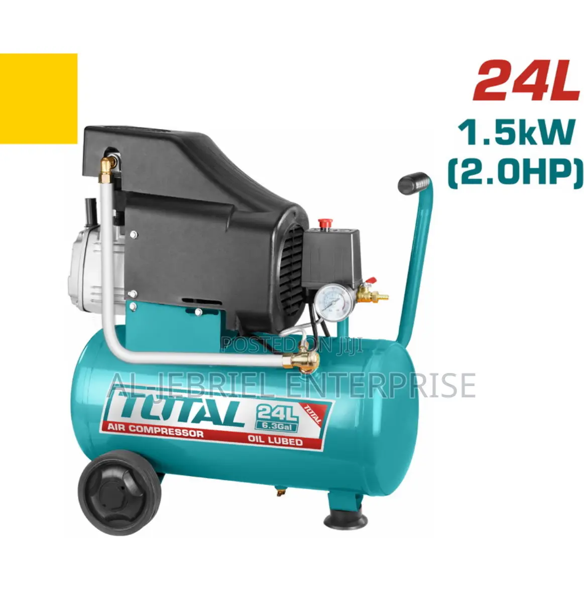 Total Air Compressor 1.5kw / 2HP / 24lit (TC1202411)
