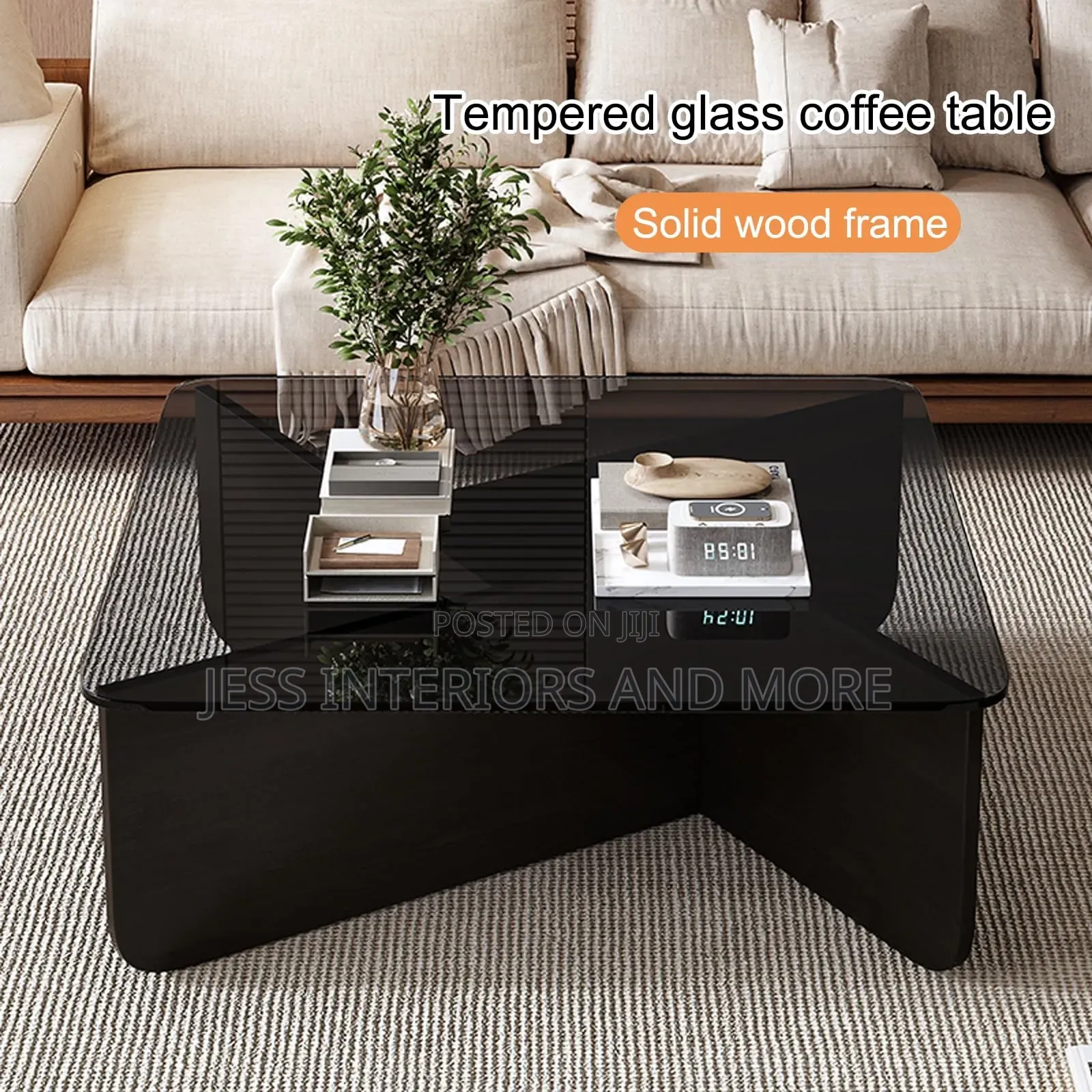 Modern Coffee Table (Black)