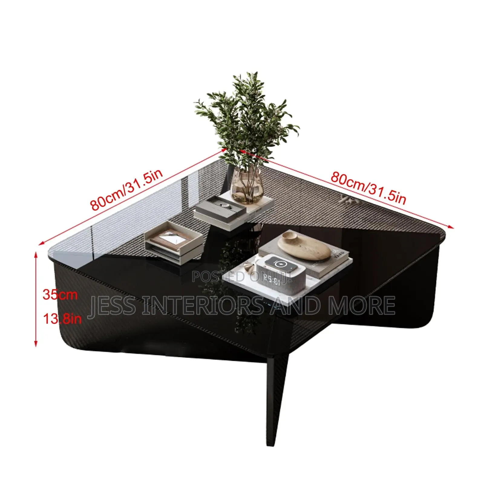 Modern Coffee Table (Black)