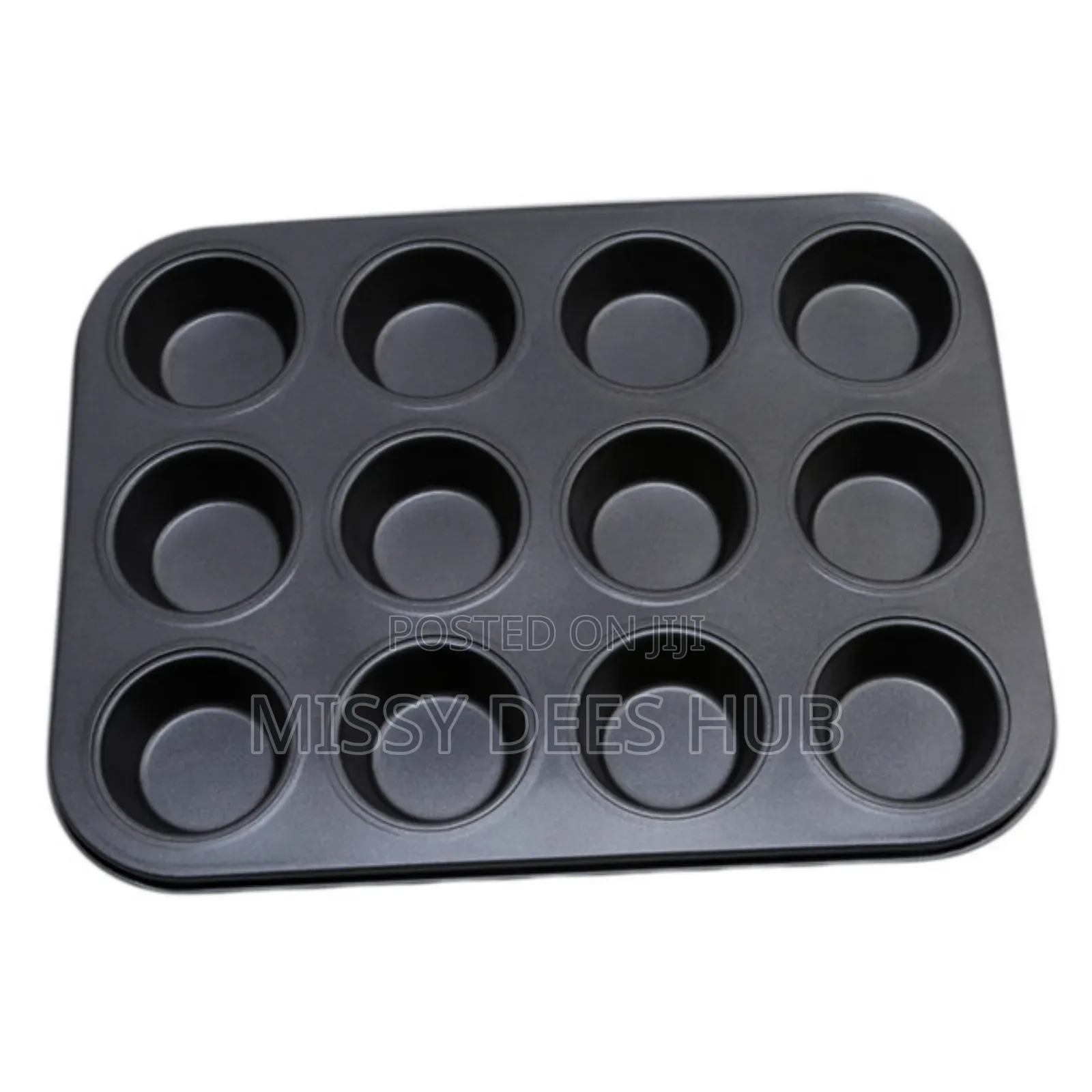 Non-Stick Cupcake Tray - 12 Holes