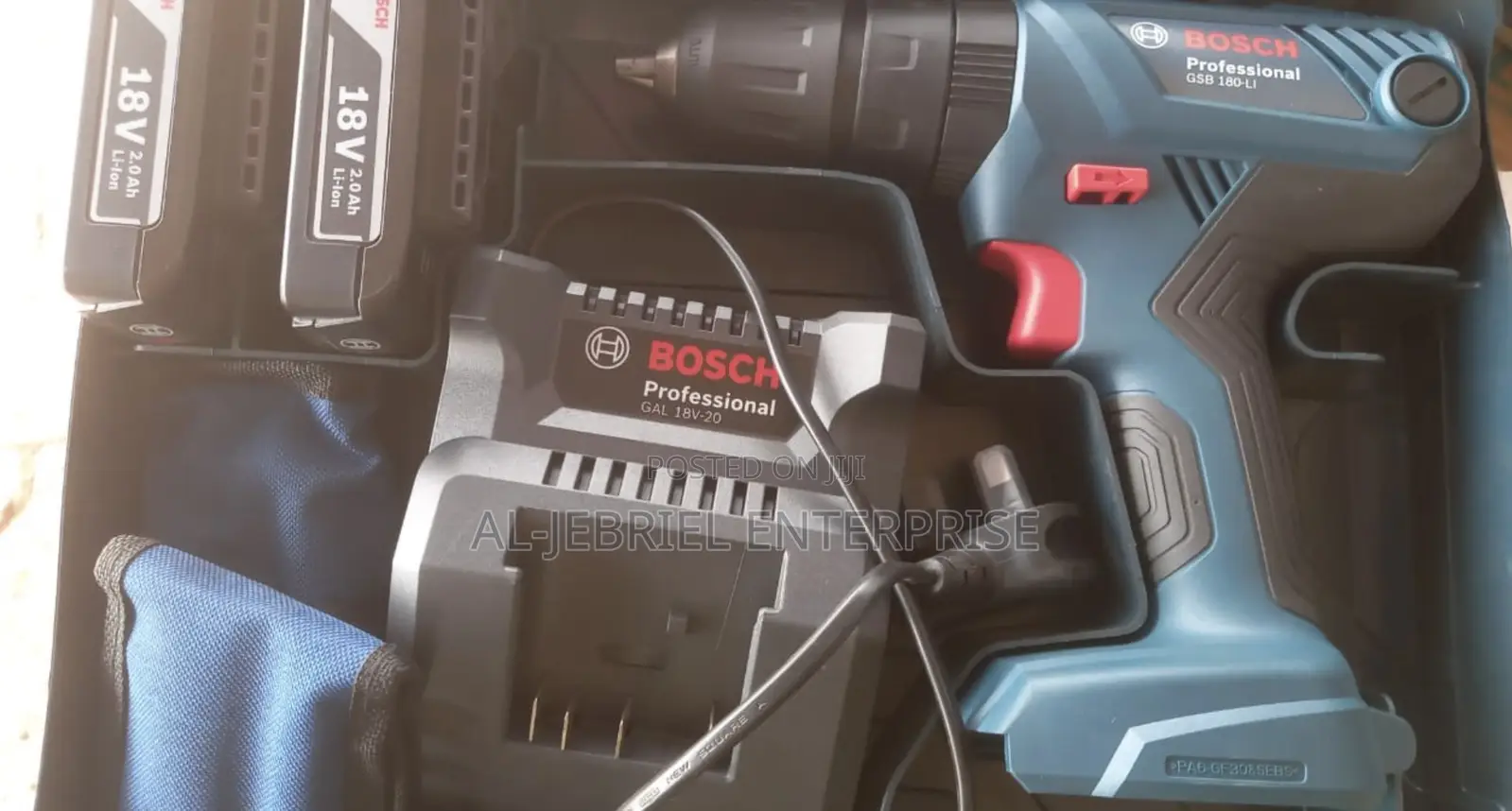 BOSCH GSB 180 Li Professional Cordless Drill With 2batteries