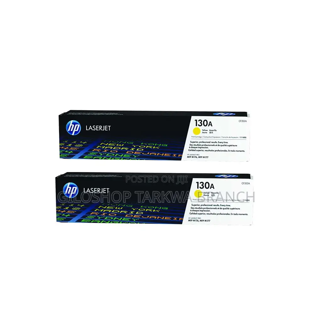 Hp 130a Yellow Original Laserjet Toner Cartridge, Cf352a