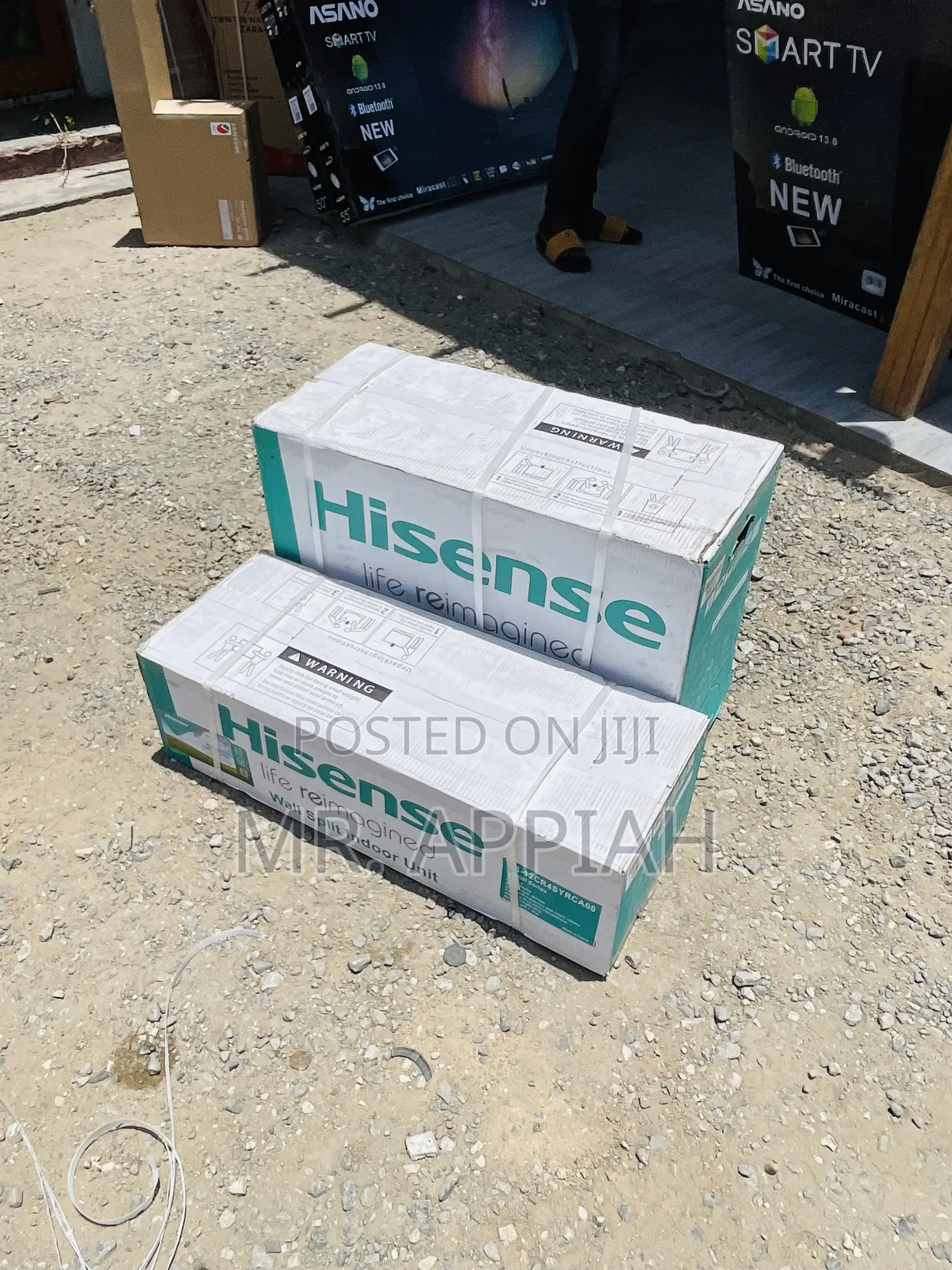 Quality Hisence 1.5hp Non Inverter Electric Ac(White).