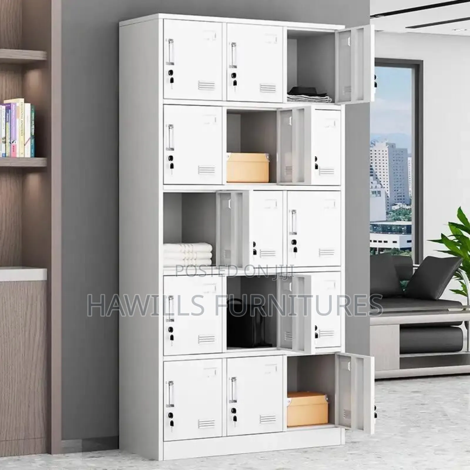 15-door  Storage Cabinet With Lockers