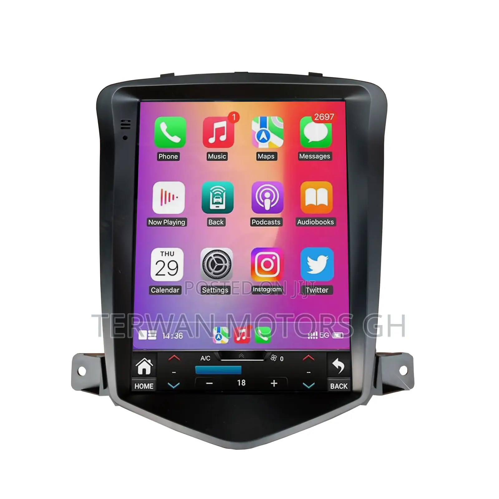 New Android Screen For Chevrolet Cruze 2009-2014 (Tesla)