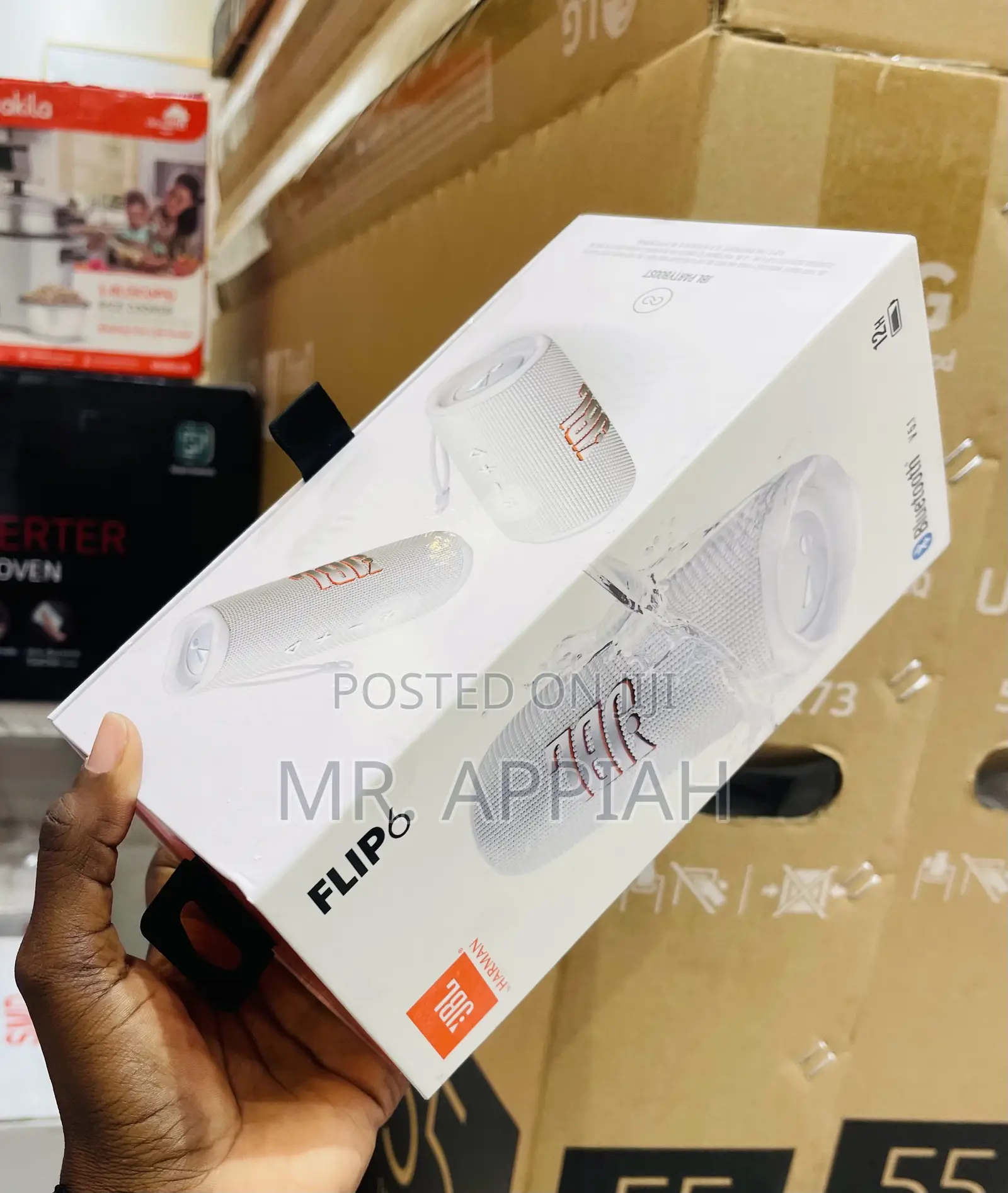 Newest JBL Flip 6 Wireless Bluetooth Speaker(Gray).