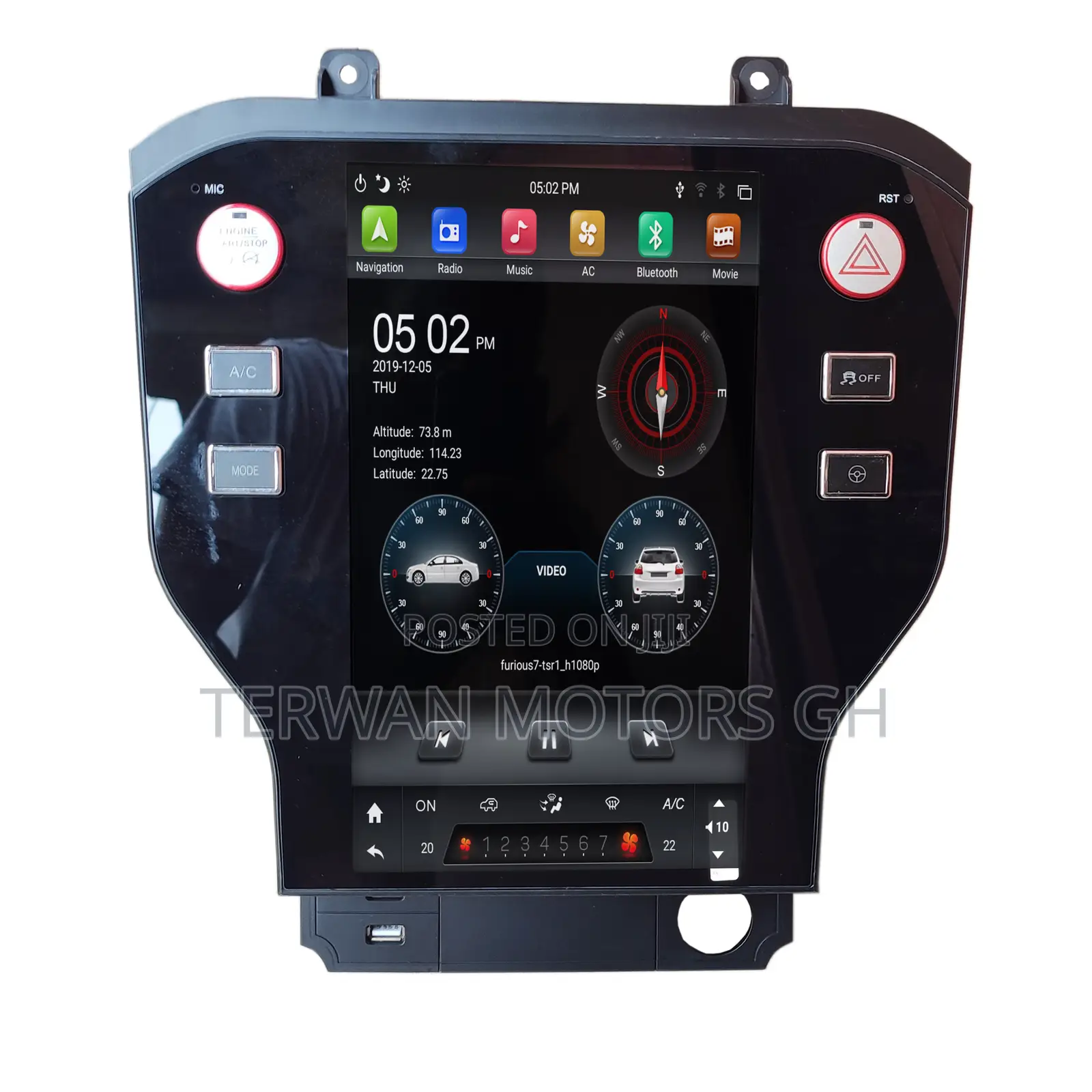 New Android Screen for Ford Mustang 2014-2023 (Tesla)