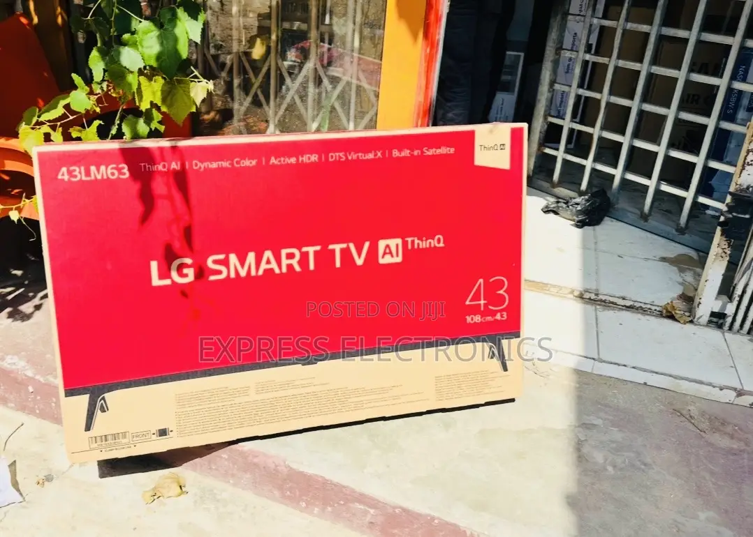 Low Energy Consumption LG FHD Smart Glossy LED 43LM63