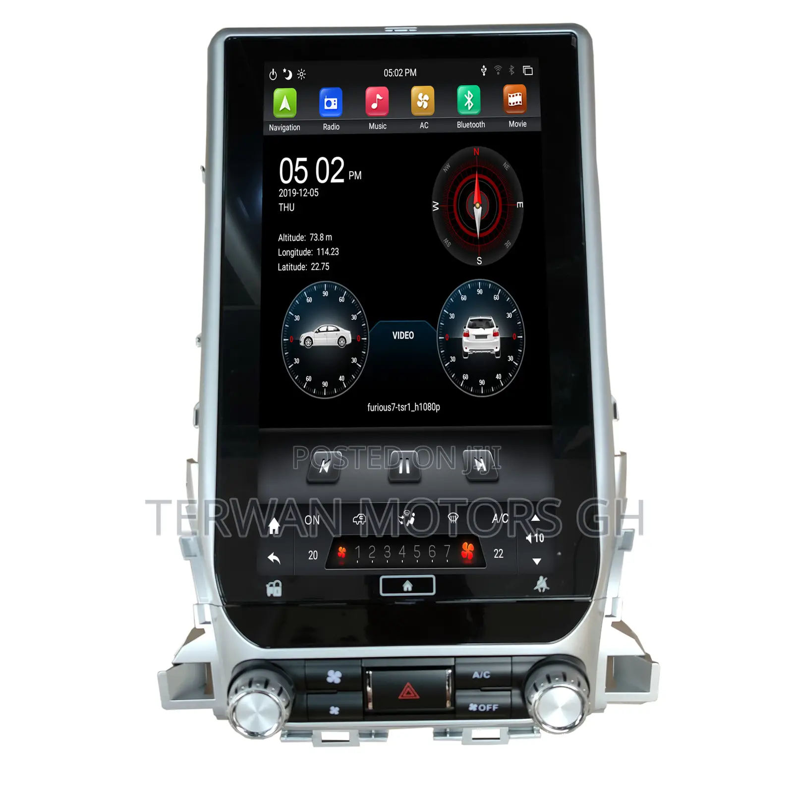 New Android Screen For Landcruiser 2016-2021 (Tesla)