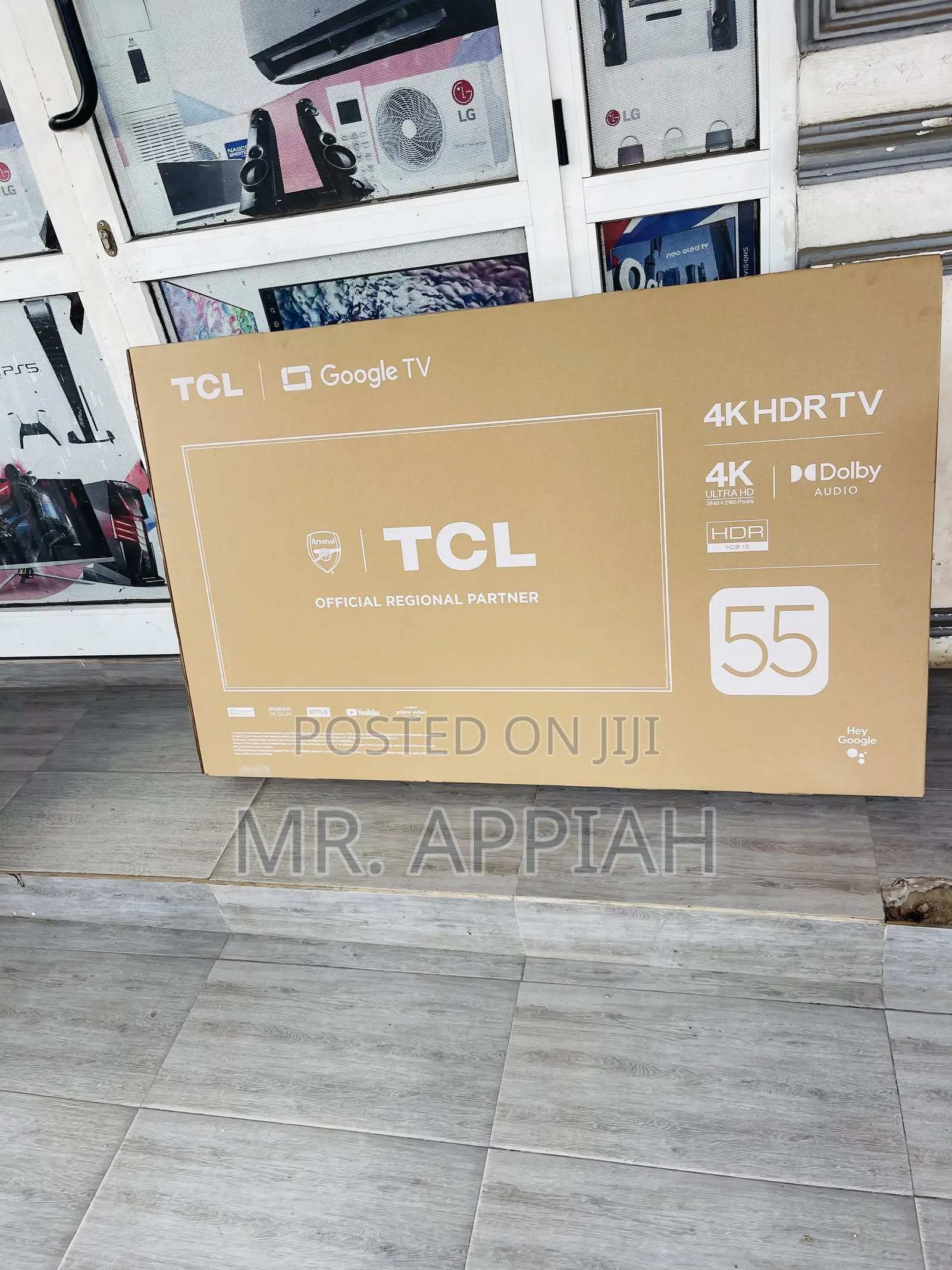 Order Classic TCL 55p635 55” HDR Frameless Electric Tv.