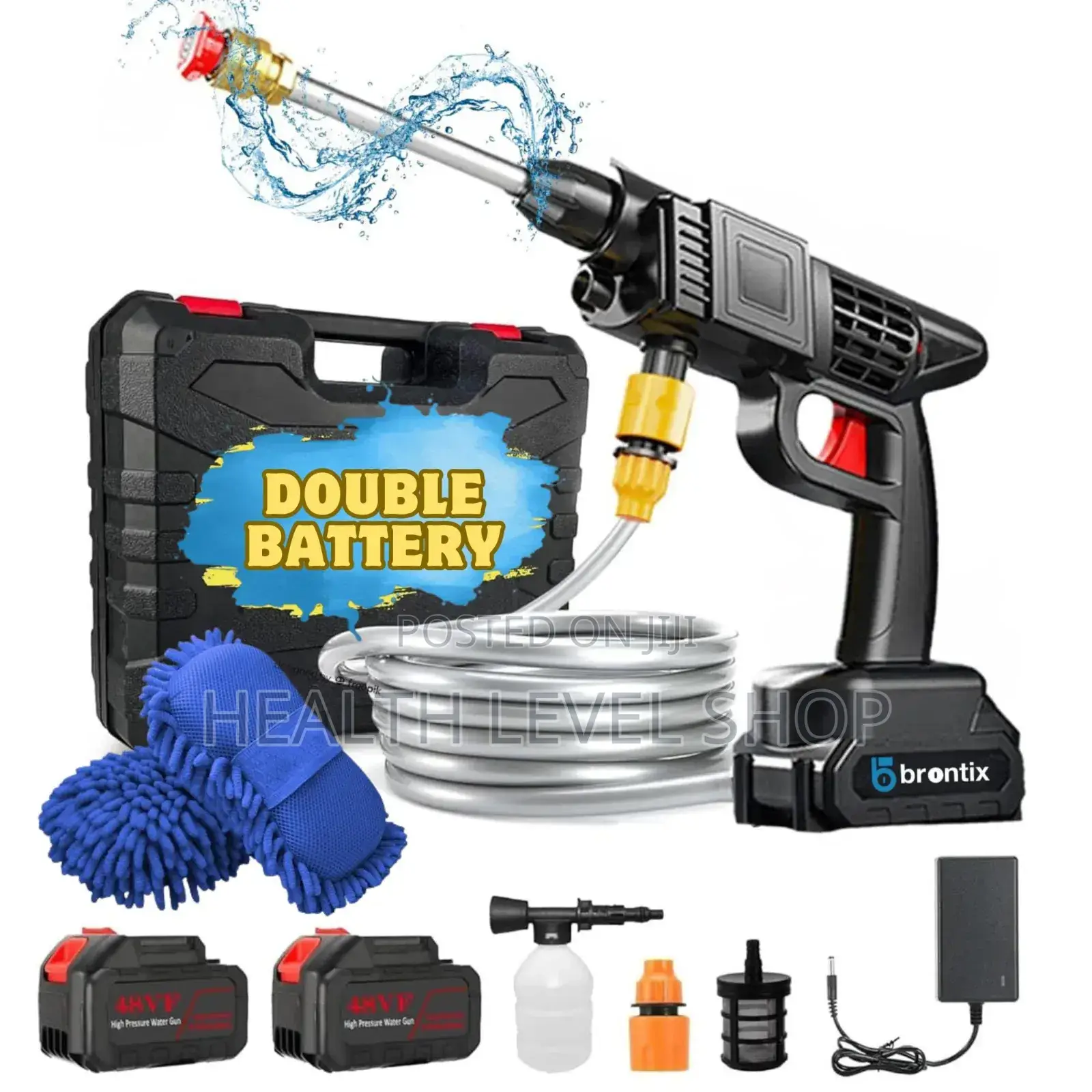 High Pressure 48v Car Washer Double Battery