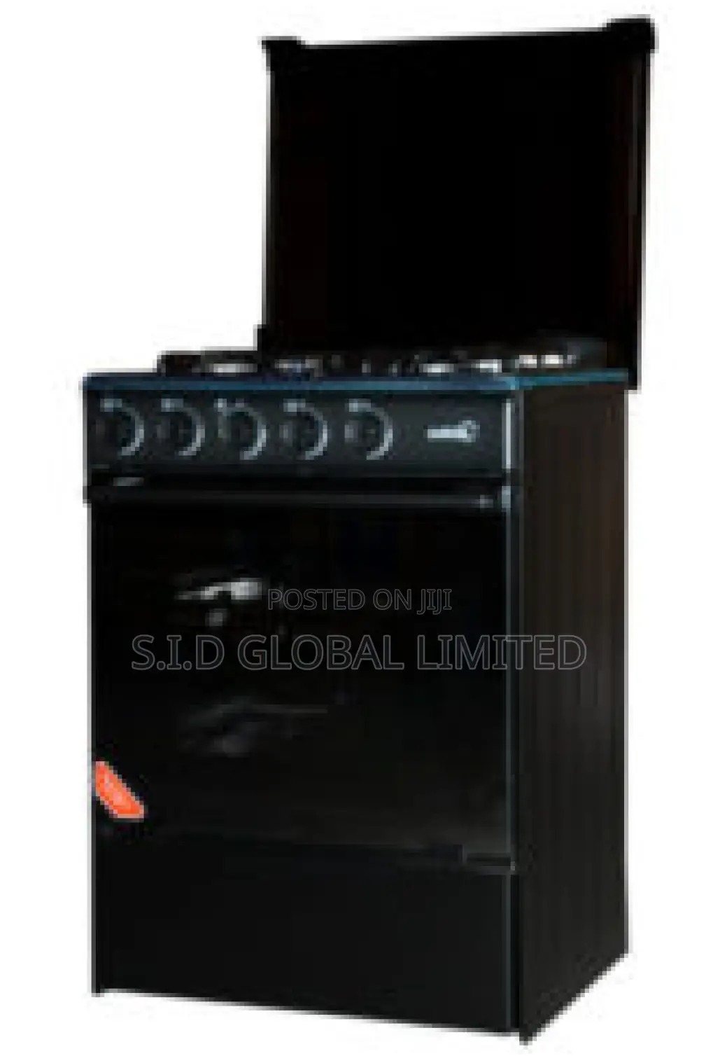 Well Arrange MIDEA-4 BURNER-GAS-COOKER-M-SNIPER60-BLACK