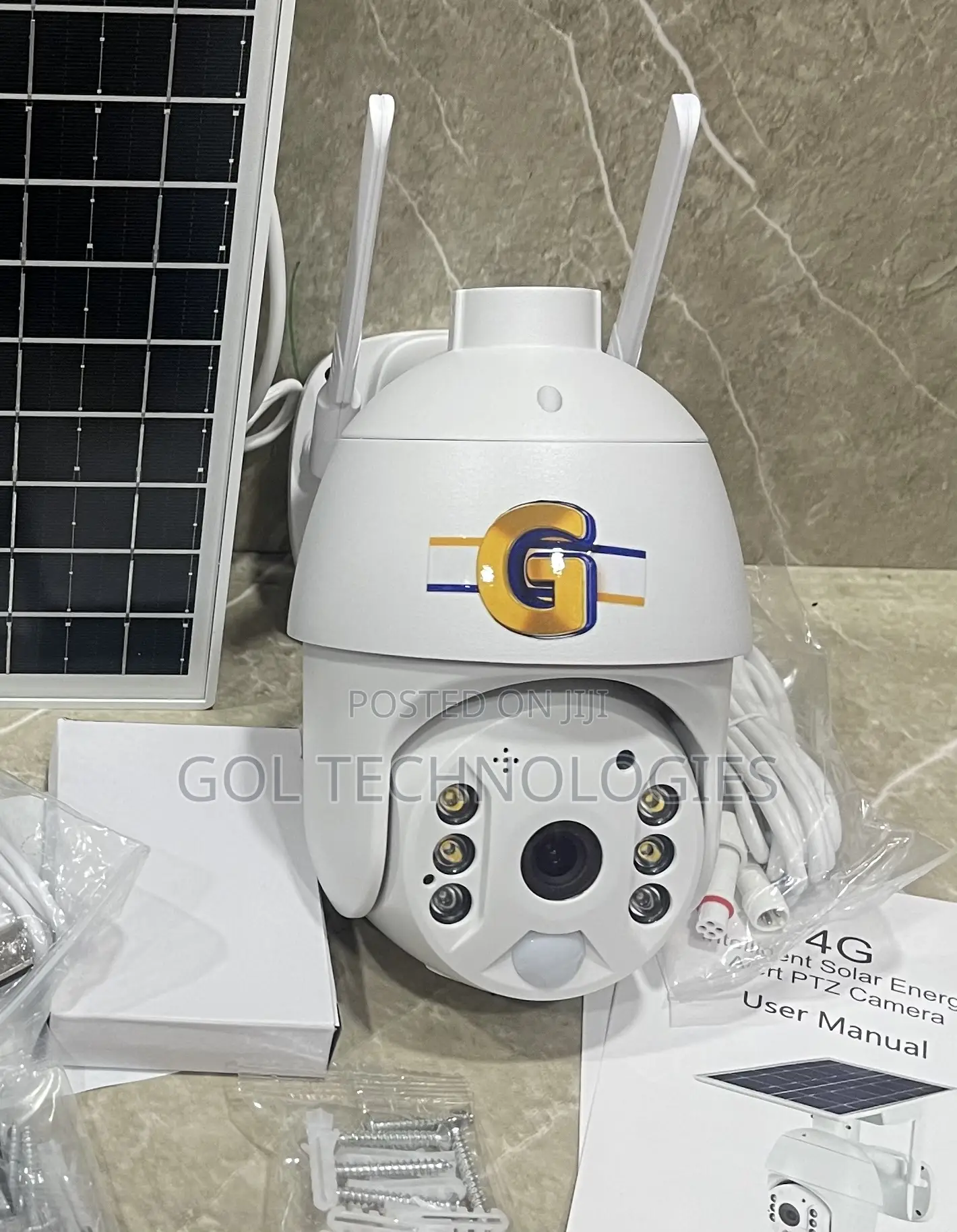 4G Universal Solar Camera 5MP Ultra Ubox App 2way Audio