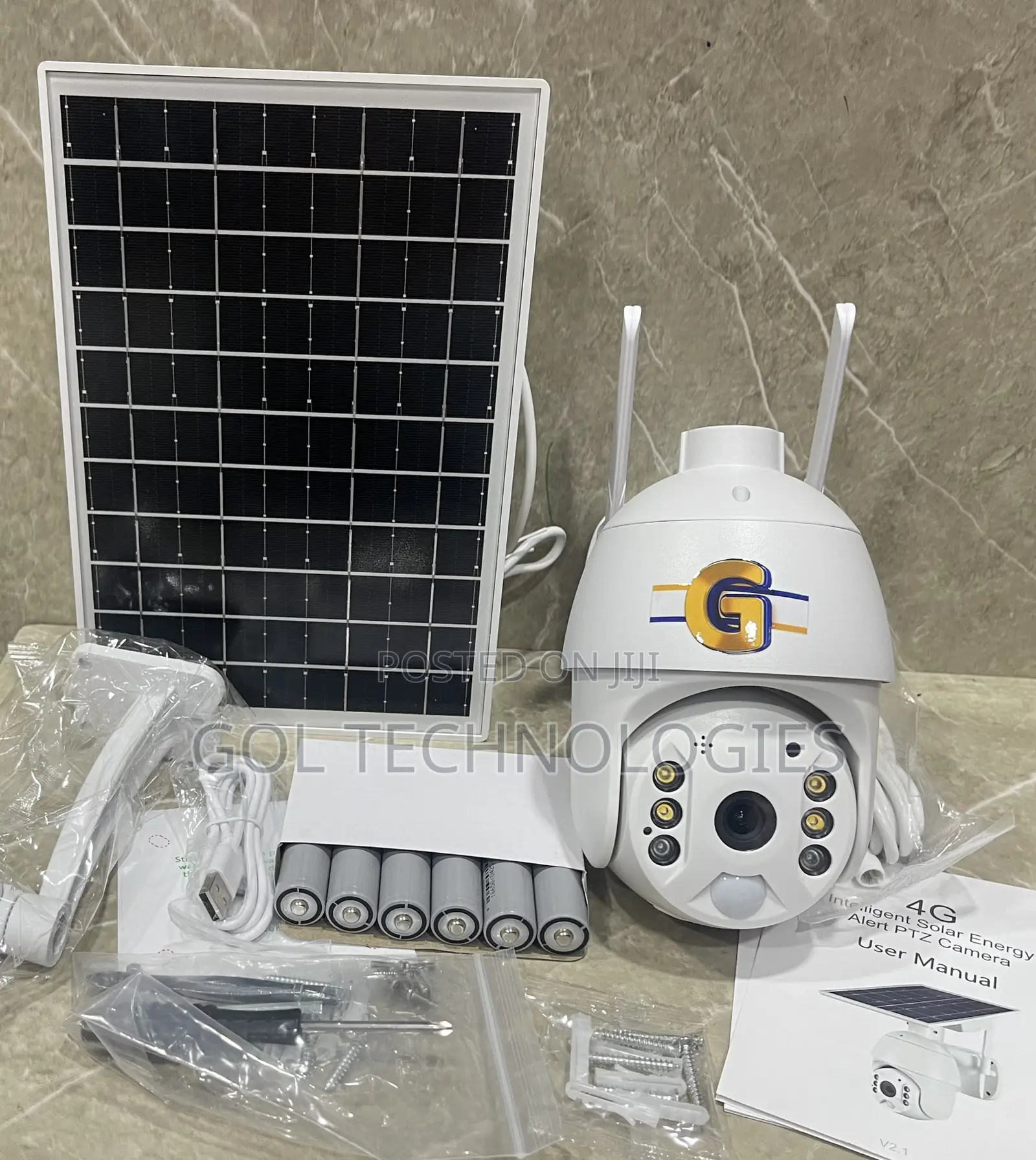 4G Universal Solar Camera 5MP Ultra Ubox App 2way Audio