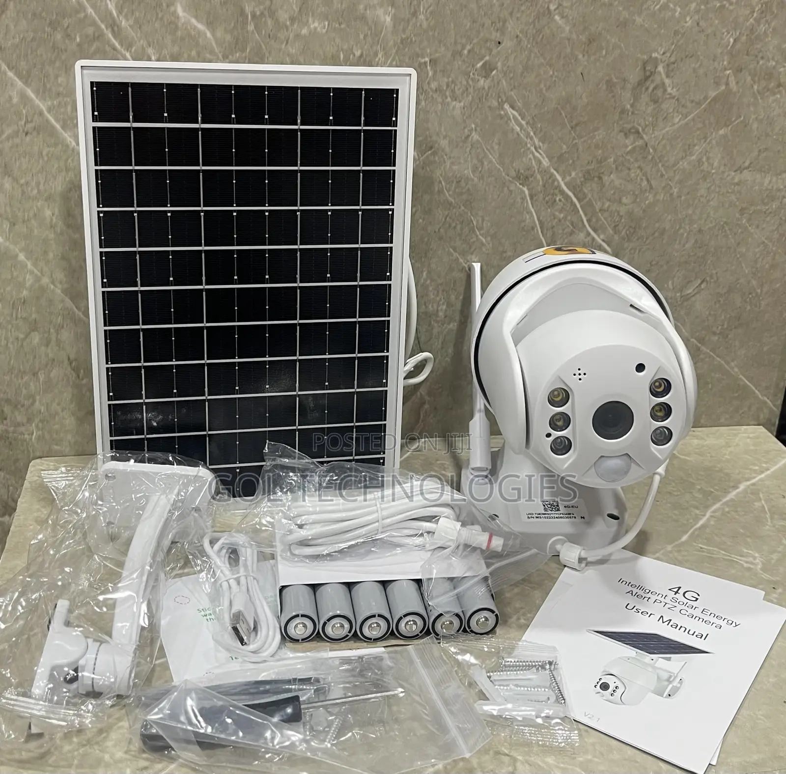 4G Universal Solar Camera 5MP Ultra Ubox App 2way Audio