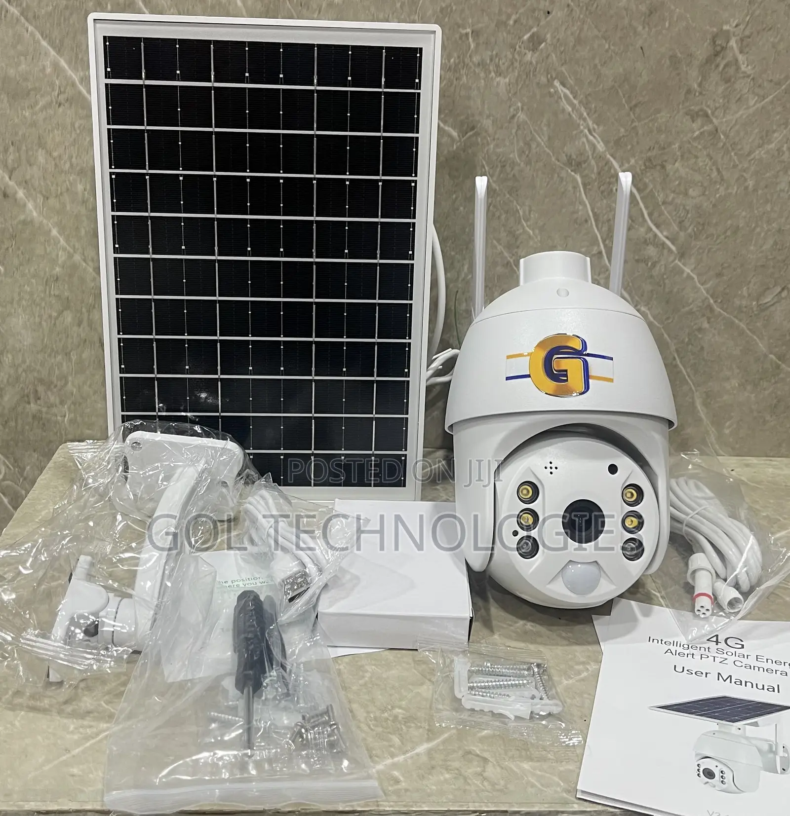 4G Universal Solar Camera 5MP Ultra Ubox App 2way Audio