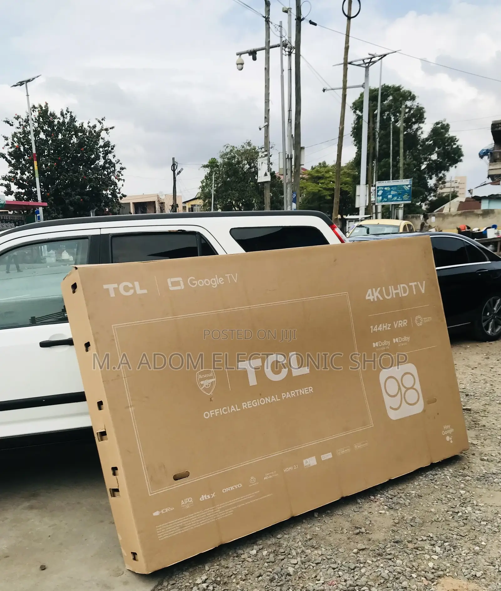 Original TCL 98P745 Smart Android Television.