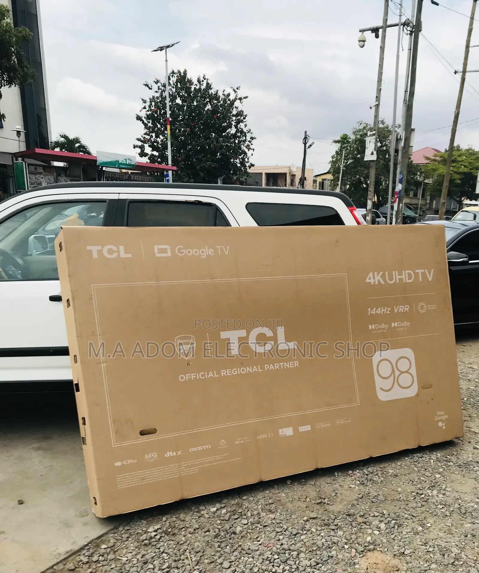 Original TCL 98P745 Smart Android Television.