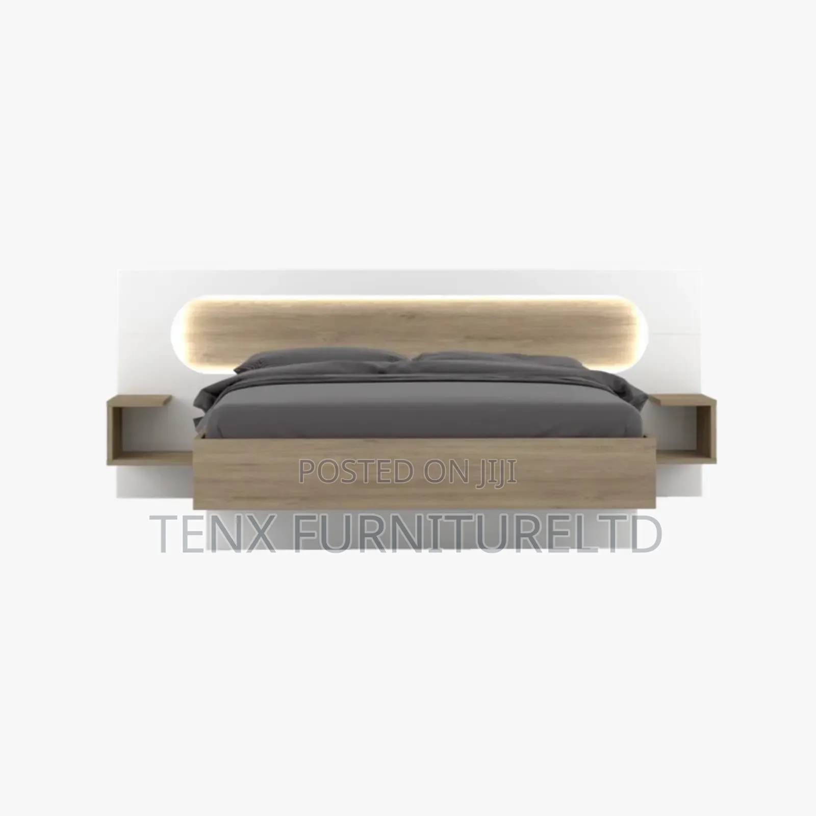 Queen Size Bed (Atmosphere) White