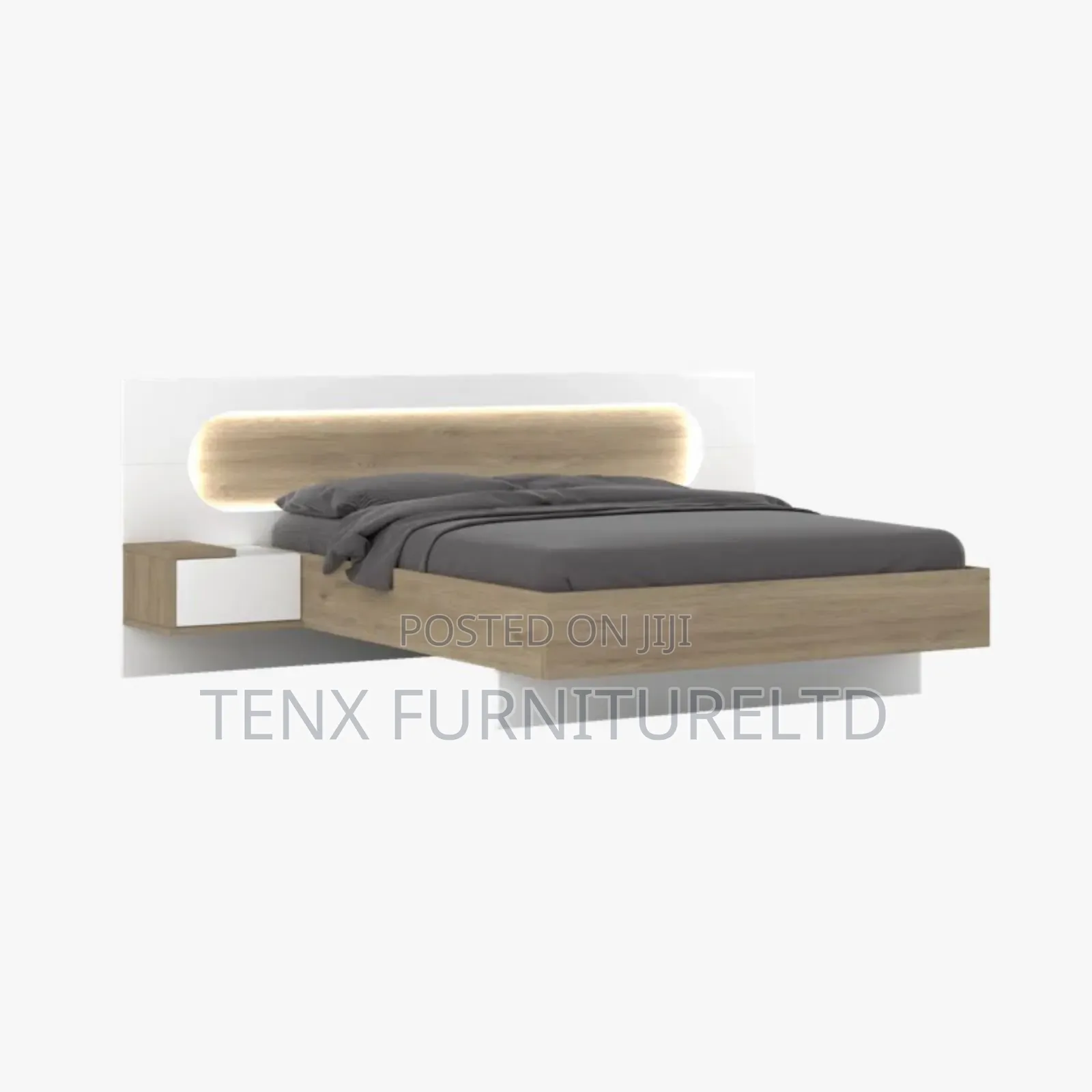 Queen Size Bed (Atmosphere) White