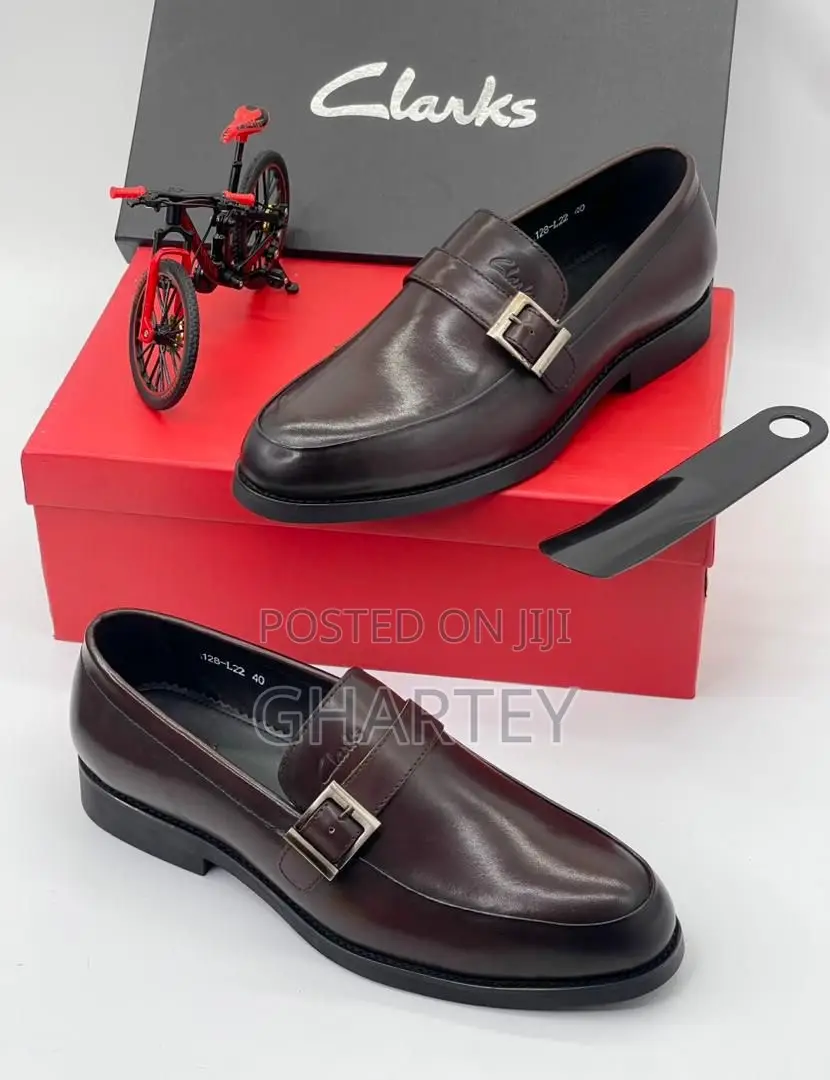 Executive Luxury Men’S Clarks Shoes Coffee