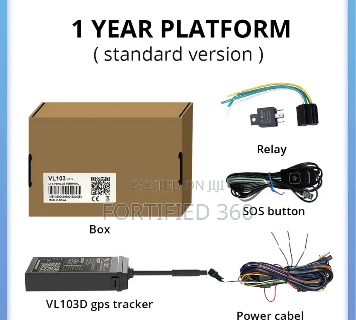 Mini GPS Tracker for Motorcycle 4G Remote Cut-Off Fuel