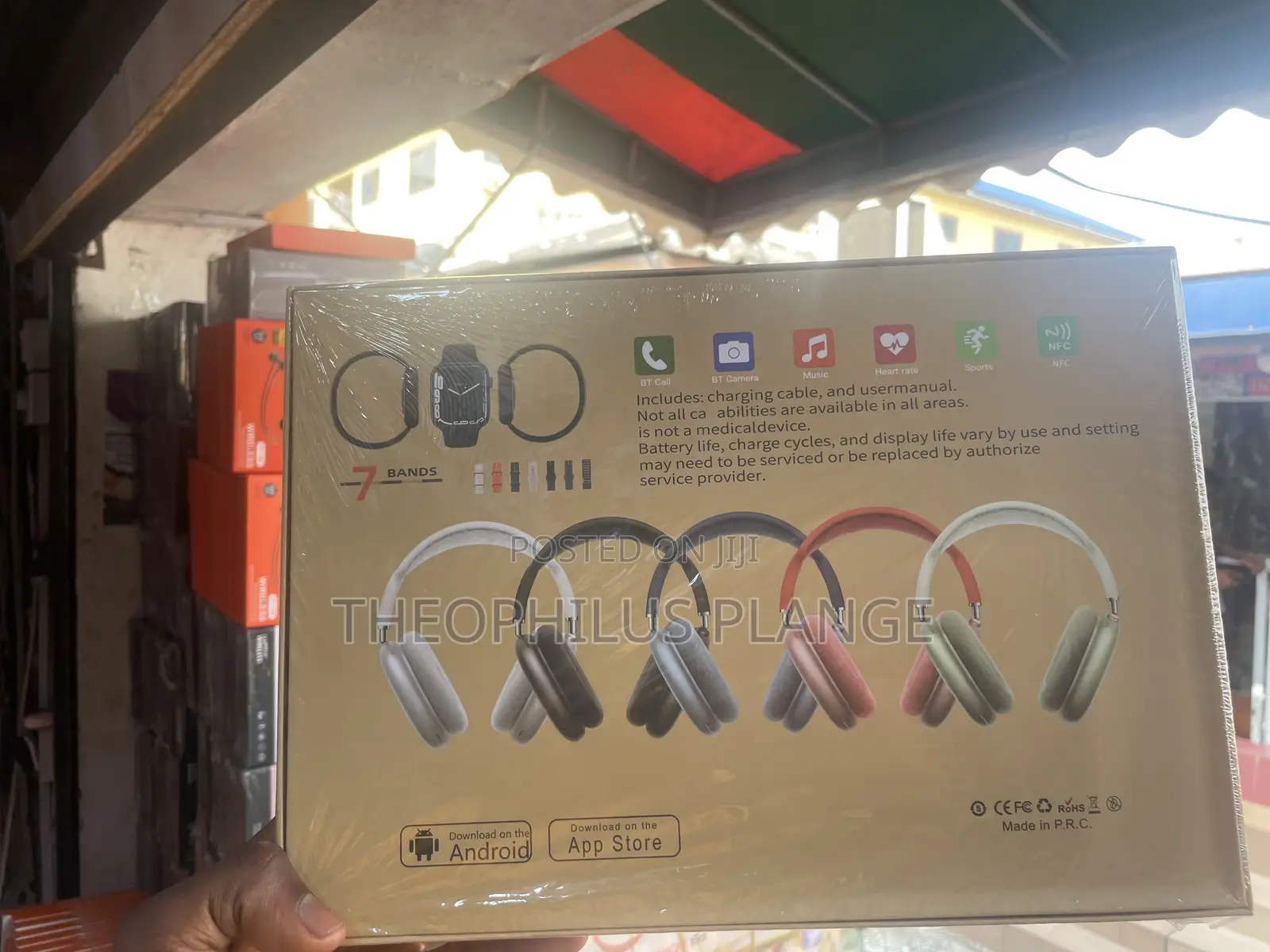 Big 9 Series Ultra Smart Watch Headset With 7straps