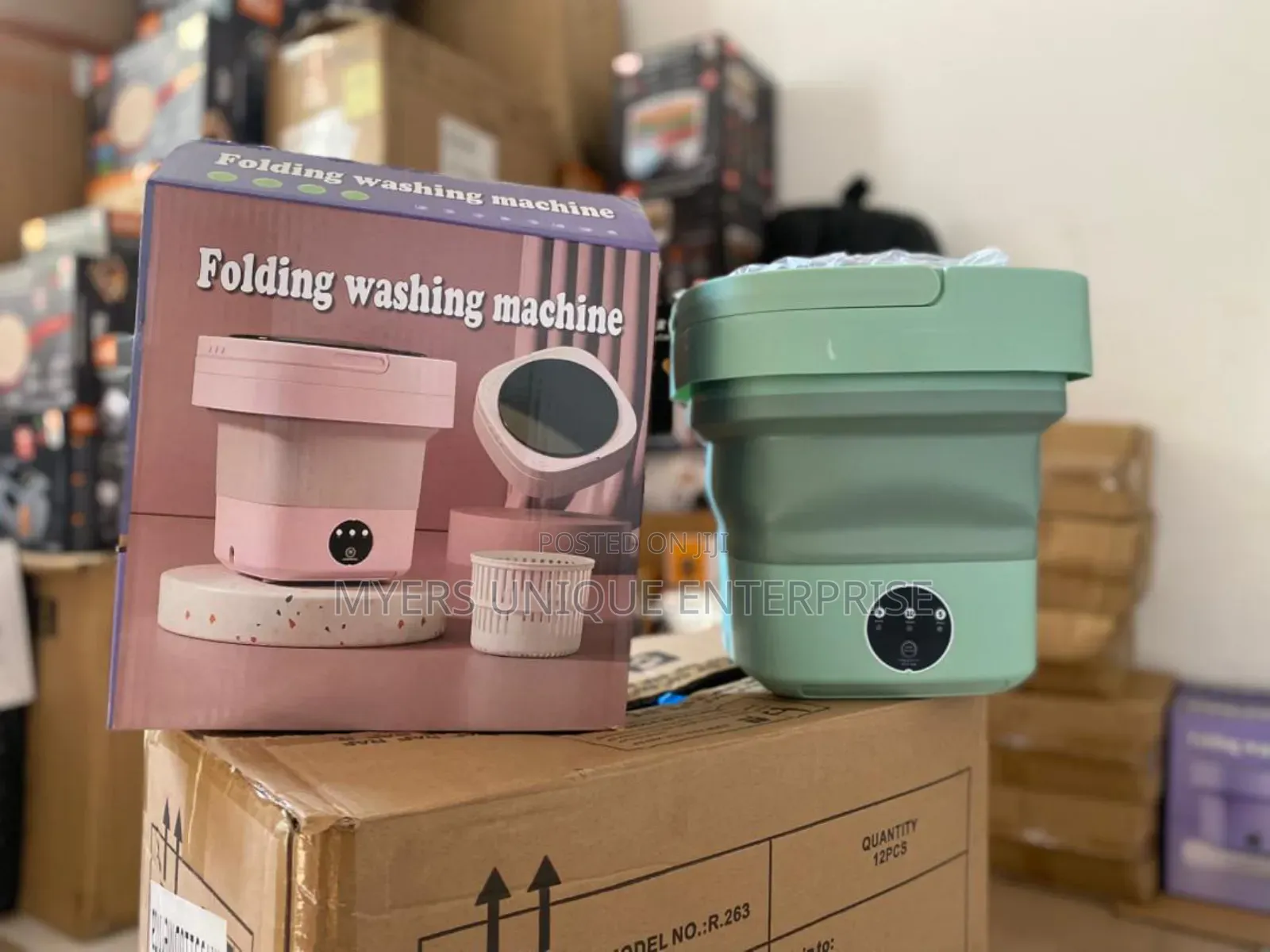 Ultrasonic Mini Foldable 1.8kg Washing Machine