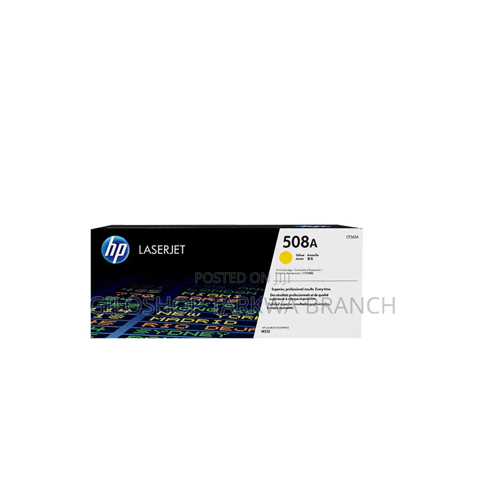 Hp 508a Yellow Original Laserjet Toner Cartridge, Cf362a