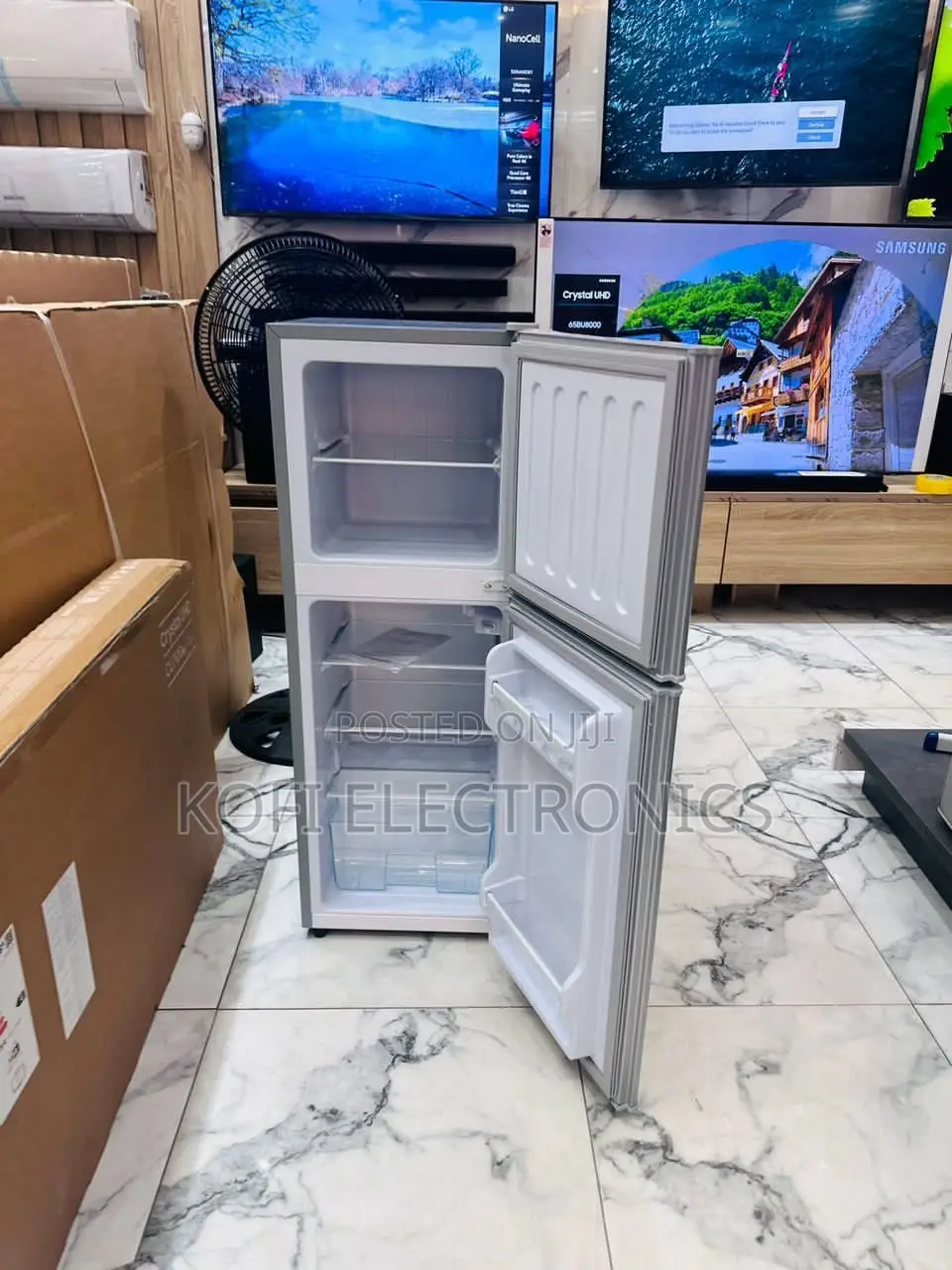 Direct Cooling Nasco 112l Top Freezer Table Top Refrigerator