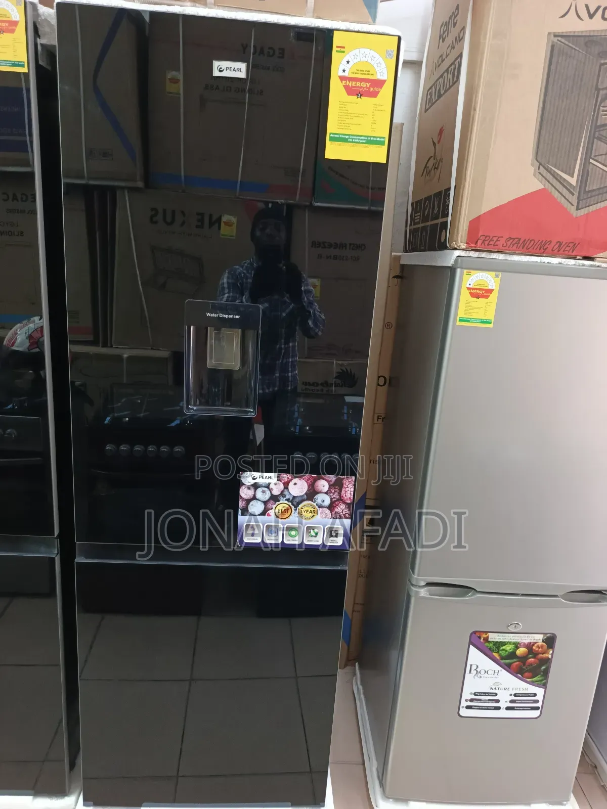 Pearl 309ltr Double Door Fridge With Dispenser Pf-433bg
